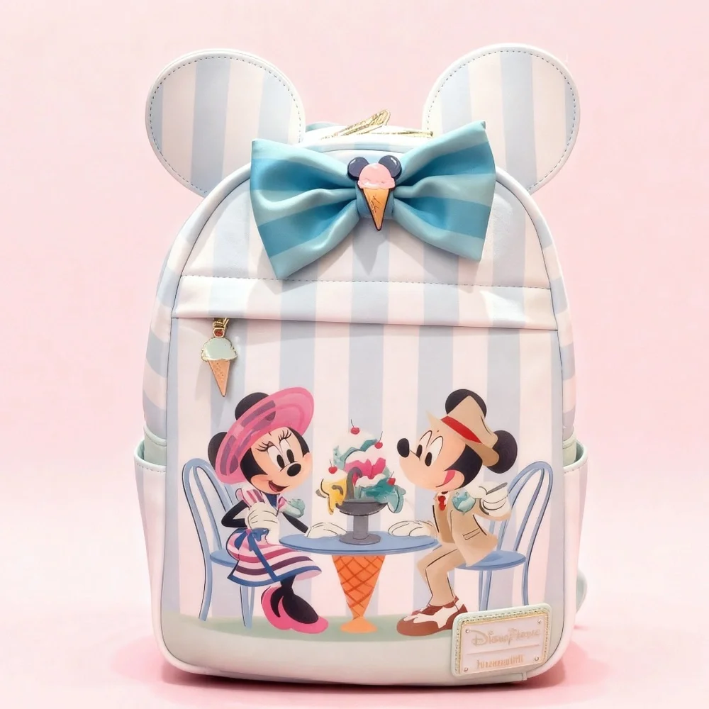 Disney Beach Club Resort Loungefly Mini Backpack Scented Mickey Minnie NWT Parks - Picture 3 of 5